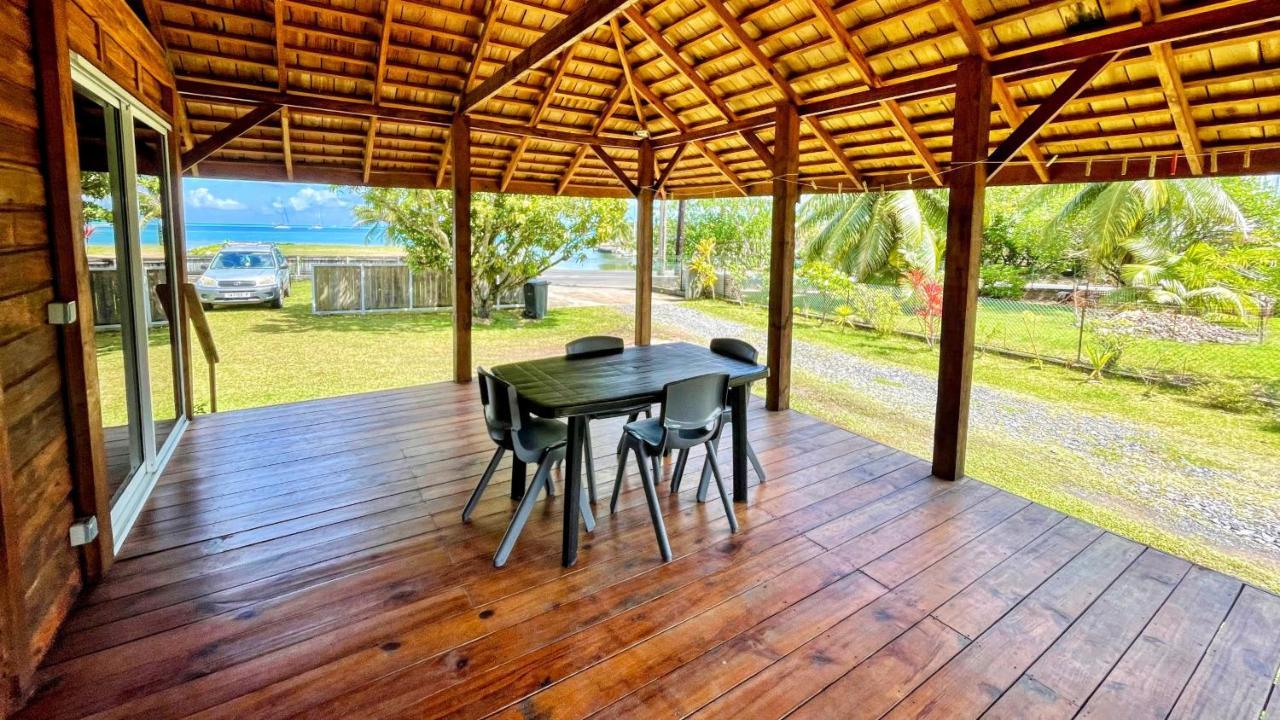 Raiatea - Bungalow Nautilus Lagoon Villa Uturoa Exteriör bild